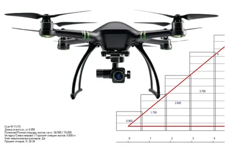 При замере объекта специалисты ФС-Групп часто используют квадрокоптер