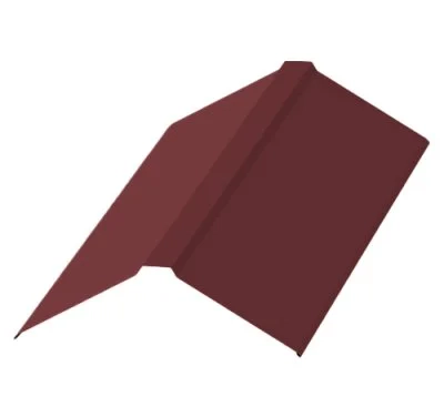 Планка конька плоского Металл Профиль 150x150x2000 Полиэстер 0,45 Планка конька плоского Металл Профиль 150x150x2000 Полиэстер 0,45