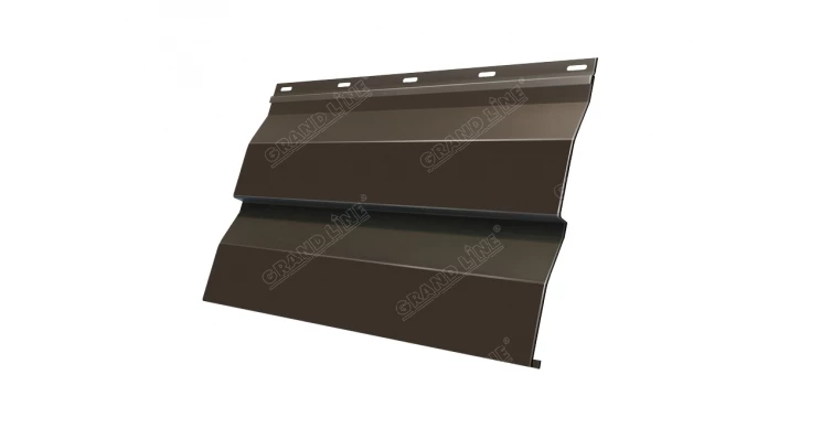 Металлический сайдинг Гранд Лайн (Grand Line) Корабельная доска 0,5 Satin Matt
