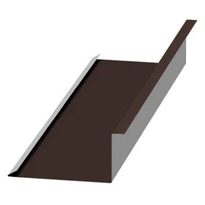 Планка примыкания нижняя Металл Профиль 250x122x2000 Norman 0,5