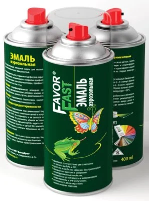 Многоразовый баллончик для покраски металла Favor Fast Многоразовый баллончик для покраски металла Favor Fast