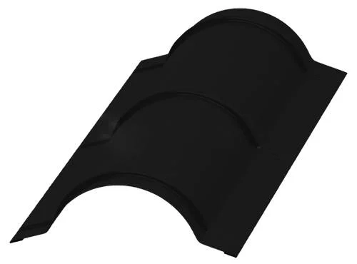 Планка конька круглого Металл Профиль R110x2000 Viking 0,45