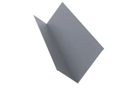 Планка примыкания для кровли Grand Line 150x250 0,5 Satin цвет RAL 9006 Планка примыкания для кровли Grand Line 150x250 0,5 Satin цвет RAL 9006