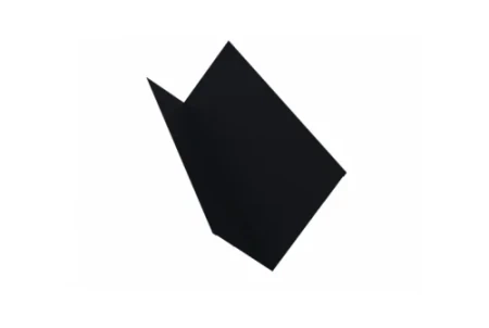 Планка примыкания для кровли Grand Line 150x250 0,45 Drap цвет RAL 9005 Планка примыкания для кровли Grand Line 150x250 0,45 Drap цвет RAL 9005