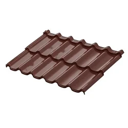 Модульная металлочерепица Аквасистем Стокгольм Rooftop 0,5 (1205х775) Zn180