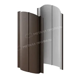 Штакетник Металл Профиль Круглый Ellipse Valori 0,5 фигурный