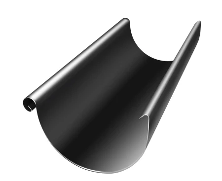 Желоб полукруглый d-125 мм 3 м Grand Line Полиуретан 0,5 RAL 9005