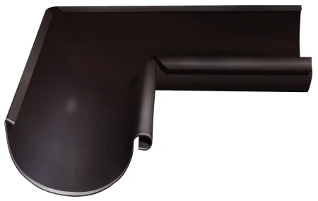 Угол желоба внутренний d-125 мм 90 гр Grand Line Optima Полиэстер двухсторонний 0,55 RR 32