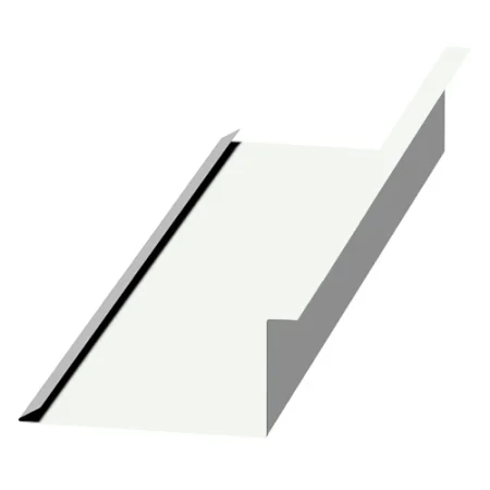 Планка примыкания нижняя Металл Профиль 250x122x2000 0,45 Полиэстер цвет RAL 9003