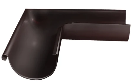 Угол желоба наружный d-125 мм 90° ГрандЛайн GL PU Полиуретан 0,6 в Санкт-Петербурге фото