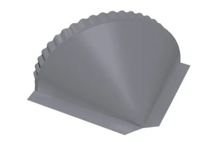 Заглушка малая конусная Grand Line 0,45 Полиэстер цвет RAL 7004 Заглушка малая конусная Grand Line 0,45 Полиэстер цвет RAL 7004