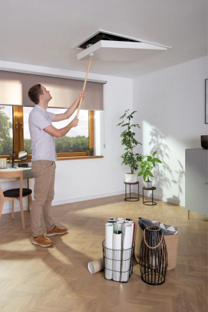 Чердачная люк-лестница Fakro LMT супертеплоизоляционная в Санкт-Петербурге фото