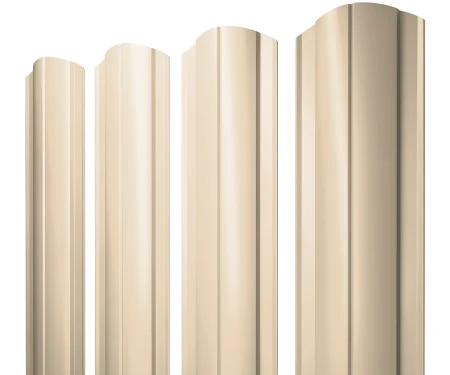 Полукруглый Slim Полиэстер 0,45 RAL 1015 фигурный Полукруглый Slim Полиэстер 0,45 RAL 1015 фигурный