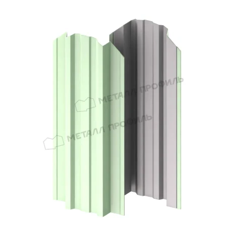 Прямоугольный Trapeze Norman 0,5 RAL 6019 фигурный