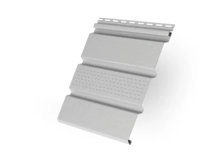 Виниловый софит Grand Line T4 Классика с частичной перфорацией белый