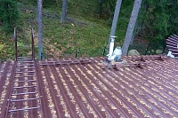 Верхнее крепление снегозадержателя