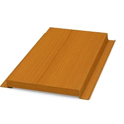 Линеарная панель  Primepanel-Т-Г 24х178 мм с рустом Ecosteel T под дерево