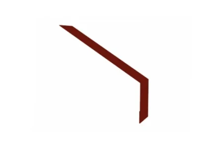 Планка капельник для мягкой кровли Grand Line 135x50 0,45 Полиэстер цвет RAL 3009