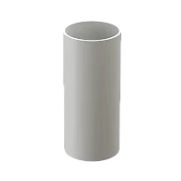 Труба водосточная ПВХ d-85 мм 1 м Döcke Premium пломбир RAL 9003