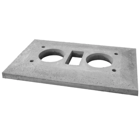 Консольная плита Schiedel Uni для двухходового дымохода с вентканалом Ø-200/200 мм