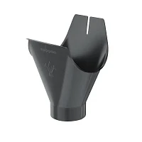 Воронка желоба выпускная d-125x90 мм Аквасистем Комфорт Полиэстер 0,55 RAL 7024