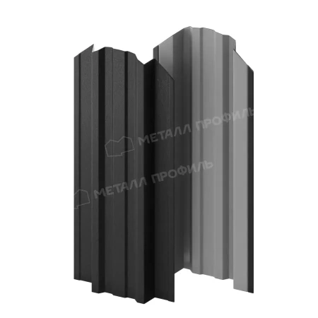 Прямоугольный Trapeze Valori 0,5 DarkGrey фигурный