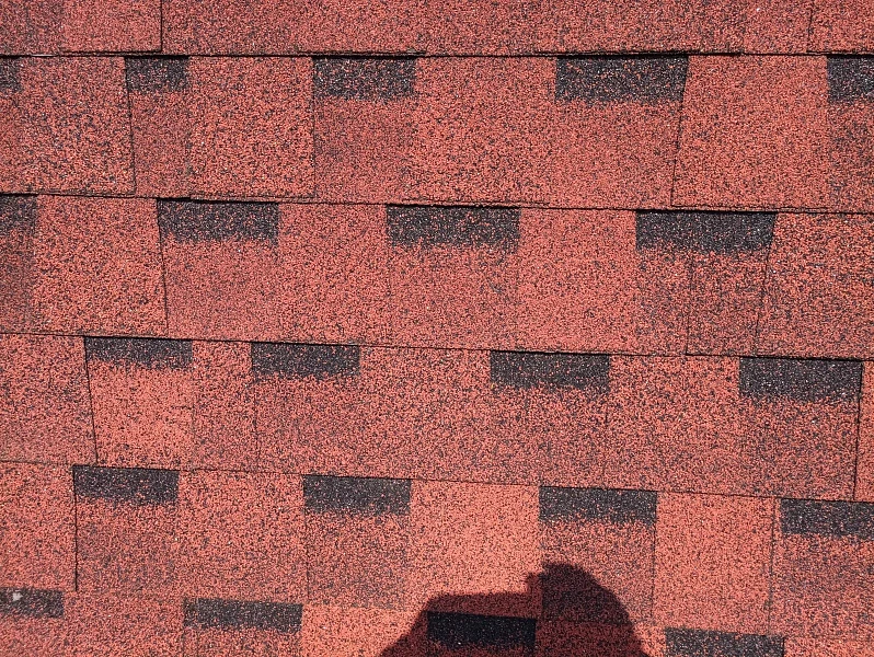 Текстура мягкой черепицы Shinglas Кантри Огайо крупным планом