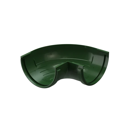 Угол желоба наружный d-120 мм 90 гр ПВХ Döcke Standard зеленый RAL 6005