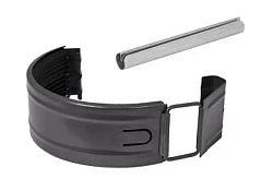 Соединитель желоба в комплекте d-150 мм Аквасистем Премиум PU 0,6