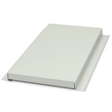 Линеарная панель Металл профиль Primepanel-Т-Г 24х281 мм с рустом Norman Ral 9002