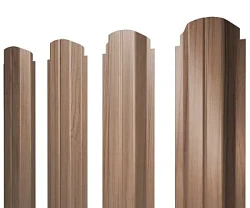 Штакетник Grand Line П-образный Print Elite 0,45 фигурный