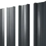 Штакетник Grand Line М-образный Rooftop Matte (Стальной бархат) 0,5 прямой в Санкт-Петербурге фото