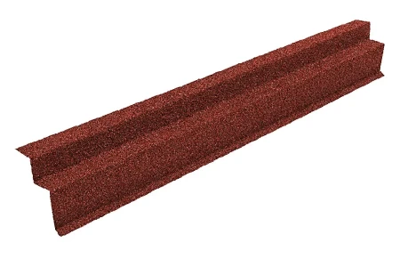 Планка карнизная для композитной черепицы Luxard цвет Гранат Планка карнизная для композитной черепицы Luxard цвет Гранат