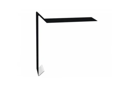 Планка ветровая для мягкой кровли Grand Line 130x25x100 0,45 Полиэстер цвет RAL 9005