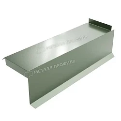 Планка сегментная торцевая правая Металл Профиль 350 мм Purman 0,5 Планка сегментная торцевая правая Металл Профиль 350 мм Purman 0,5