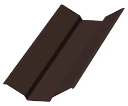 Планка ендовы верхняя Металл Профиль 76x76x2000 Puretan 0,5