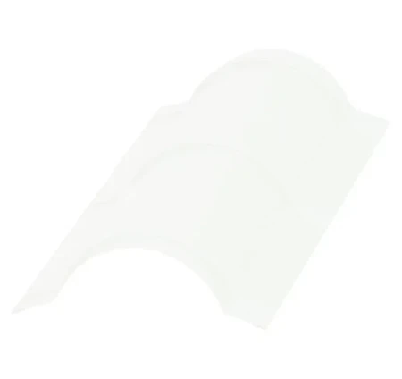 Планка конька круглого Металл Профиль R110x2000 0,45 Полиэстер цвет RAL 9003