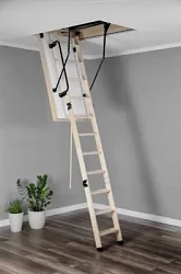 Чердачная люк-лестница Oman Складная 3-х секционная противопожарная Polar EI45