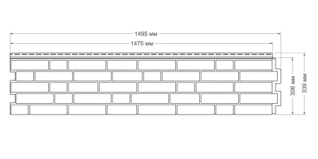 Пластиковая фасадная панель Grand Line ЯФАСАД Демидовский кирпич в Санкт-Петербурге фото
