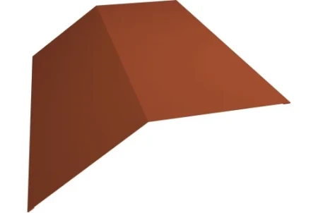 Планка конька плоского Grand Line 145x145 0,5 Satin Matt цвет RAL 8004