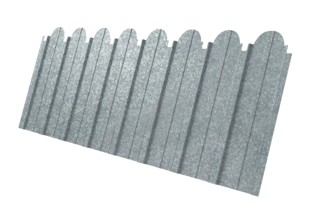 Профнастил Grand Line С10 (фигурный) Оцинкованный 0,5 в Санкт-Петербурге фото