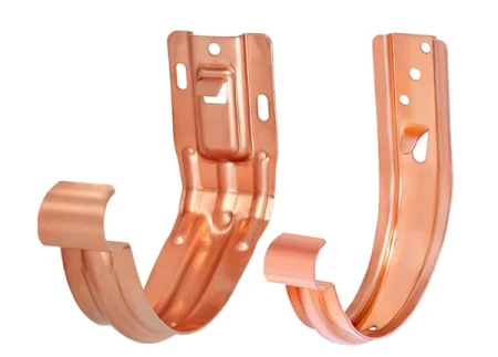 Крюк крепления желоба d-125 мм универсальный Aquasystem Элит 4,0 медный