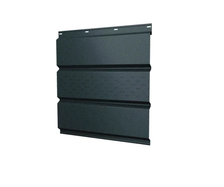 Металлический софит Grand Line Satin 0,5 с частичной перфорацией Ral 7016