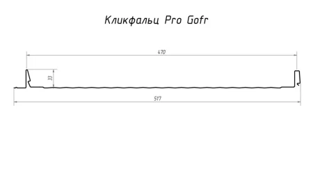 Кликфальц Grand Line Pro Gofr Полиэстер 0,45 в Санкт-Петербурге фото