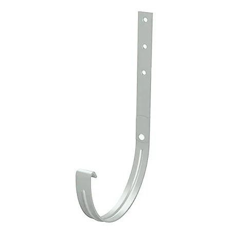 Крюк желоба усиленный d-185x300 мм Металл Профиль Проект 3,0 RAL 9003