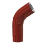 Колено трубы d-150 мм 60 гр. Металл Профиль Проект Полиэстер 0,5 RAL 3011