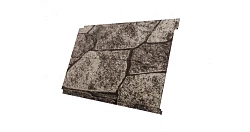 Металлическая фасадная панель Grand Line Вертикаль Line 0,45 Print Elite