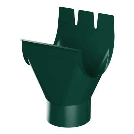 Воронка желоба выпускная d-125x100 мм Металл Профиль FORAMINA PUR Purman двухсторонний 0,6 RAL 6005