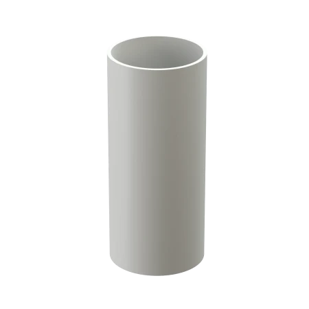 Труба водосточная ПВХ d-85 мм 1 м Döcke Premium пломбир RAL 9003