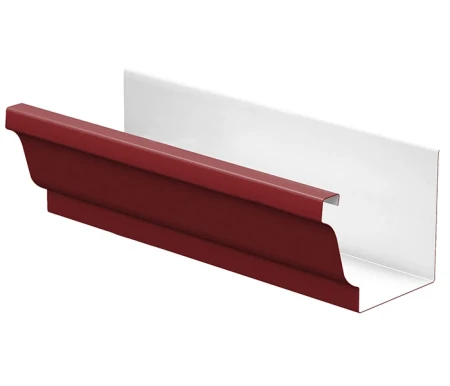 Желоб водосточный 120x86x3000 мм Металл Профиль Бюджет Полиэстер 0,5 в Санкт-Петербурге фото